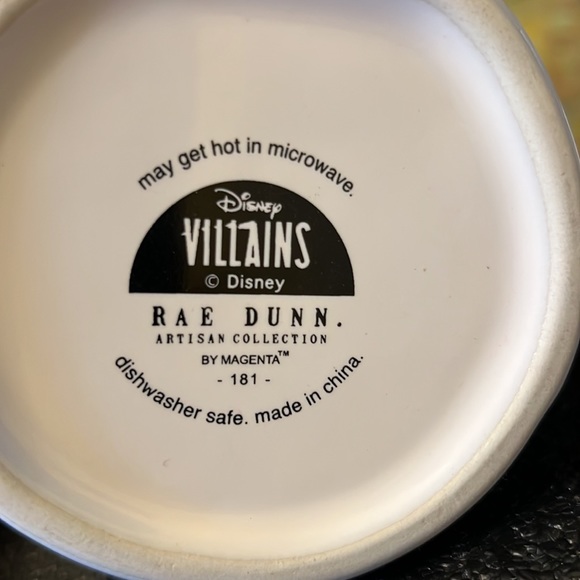 Rae Dunn x Disney Villains mugs $7.99 @tjmaxx  RAR DINN DISNEY VILLAINS Mug Sey